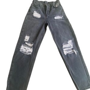 Blue Savvy women's high rise black ripped jeans sz 3/26